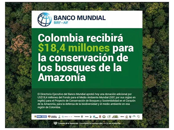Nuevo impulso de 18,4 millones de dólares del Fondo Mundial para el Medio  Ambiente (GEF) para la conservación de la Amazonía -