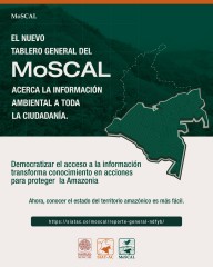 El nuevo Tablero General del MoSCAL acerca la información ambiental a toda la ciudadanía